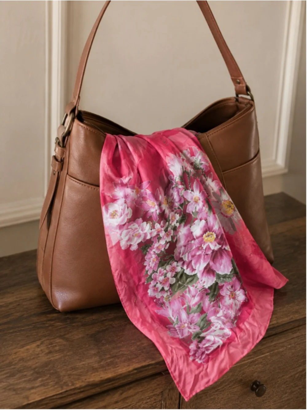 Women's Gottex Scarf OS Pink Floral Summer